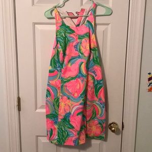 Lilly Pulitzer grayed shift dress so a peeling sz8